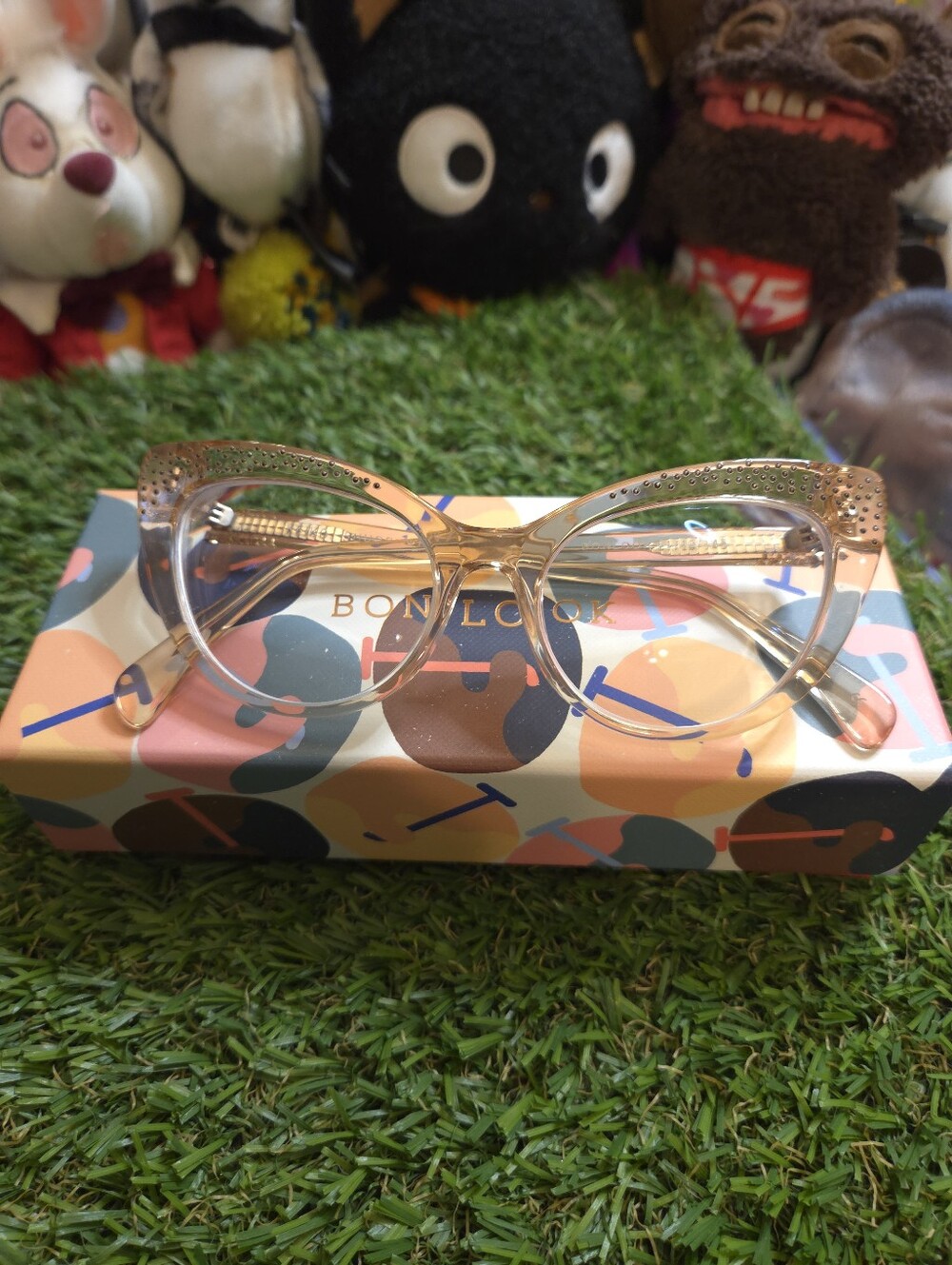 Bonlook Keiko Lynn Champagne Cateye Eyeglasses